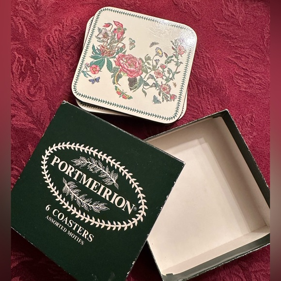 Portmeirion 6 piece Coaster Set - Picture 1 of 4